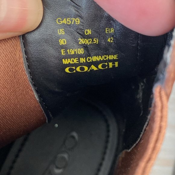 Coach Brown Chelsea Boots - Picture 5 of 6